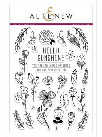 Altenew - Hello Sunshine - Clear Stamps 6x8